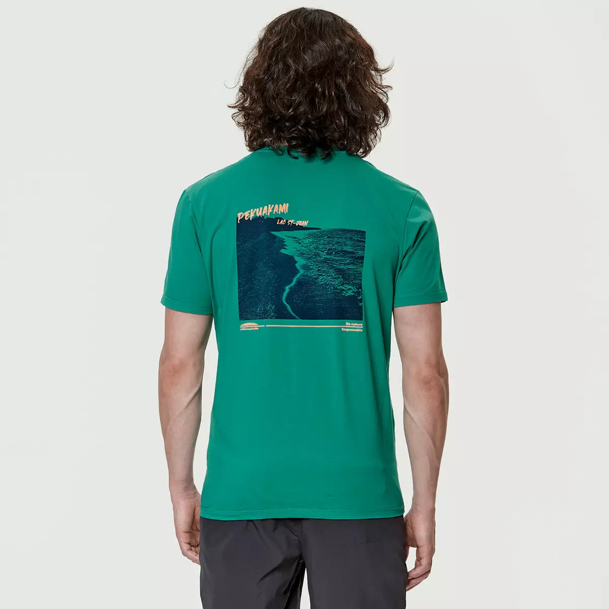 Lac St-Jean - T-shirt En Coton Bio Pour Homme 4 Lac St-Jean - T-shirt En Coton Bio Pour Homme - Image 2