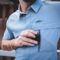 Gaspé - Chemise à Manches Courtes Anti-UV - Homme 21 Gaspé - Chemise à Manches Courtes Anti-UV - Homme -Lee Style 16777 clousky 6