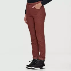 Aventure - Pantalon En Poly-coton Femme -Lee Style 17580 MARRON 1