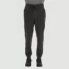 Malo - Pantalon En Coton Ouaté -Lee Style 17743 raven
