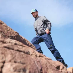 Raid - Pantalon De Randonnée Convertible Homme -Lee Style 17748 NAVY 5