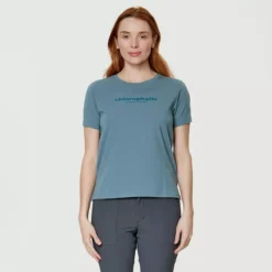 Mont-Valin - T-shirt En Coton Bio Pour Femme -Lee Style 17849 STORM