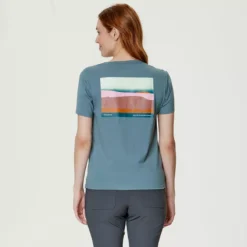 Mont-Valin - T-shirt En Coton Bio Pour Femme -Lee Style 17849 STORM 3