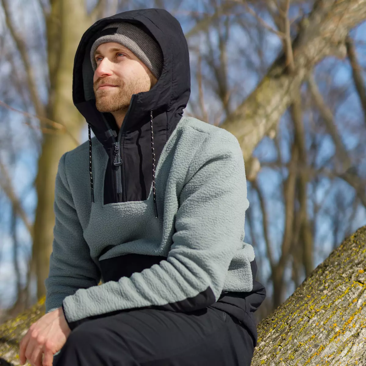 Vali - Chandail à Capuchon En Polar Sherpa Homme 11 Vali - Chandail à Capuchon En Polar Sherpa Homme - Image 9