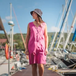 Escale - Robe Sans Manches En Polyester Biodégradable Pour Femme -Lee Style 18131 jam 5