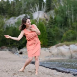 Allyson - Robe Sans Manches Pour Femme -Lee Style 18140 crabap 5