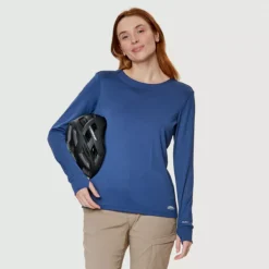 LTP - Chandail Manches Longues Anti-UV Femme 21 LTP - Chandail Manches Longues Anti-UV Femme -Lee Style 18205 OUTREMER