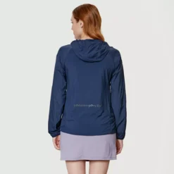 Banff - Manteau Coupe-vent à Capuchon Pour Femme -Lee Style 18208 NAVY 3