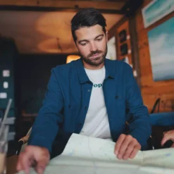 Logan - Chemise En Flanelle Pour Homme -Lee Style 18402 astblu 5