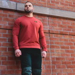 Malo - Chandail En Coton Ouaté Pour Homme -Lee Style 18403 GARNET 6