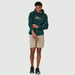 Chloro - Chandail à Capuchon En Coton Ouaté Homme 29 Chloro - Chandail à Capuchon En Coton Ouaté Homme -Lee Style 18405 gregab 2