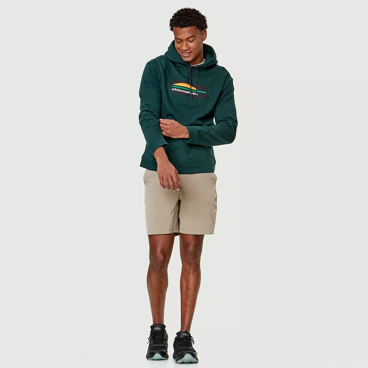 Chloro - Chandail à Capuchon En Coton Ouaté Homme 11 Chloro - Chandail à Capuchon En Coton Ouaté Homme - Image 9