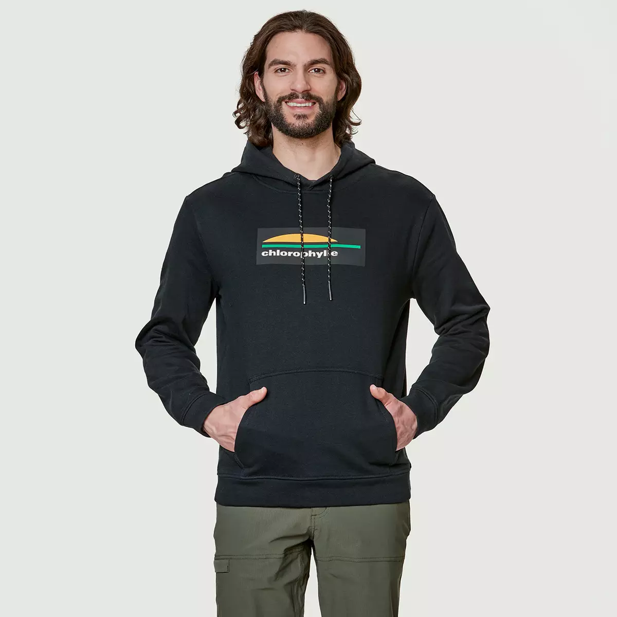 Chloro - Chandail à Capuchon En Coton Ouaté Homme 4 Chloro - Chandail à Capuchon En Coton Ouaté Homme - Image 2