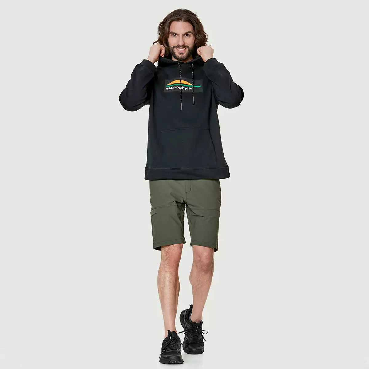 Chloro - Chandail à Capuchon En Coton Ouaté Homme 12 Chloro - Chandail à Capuchon En Coton Ouaté Homme - Image 10