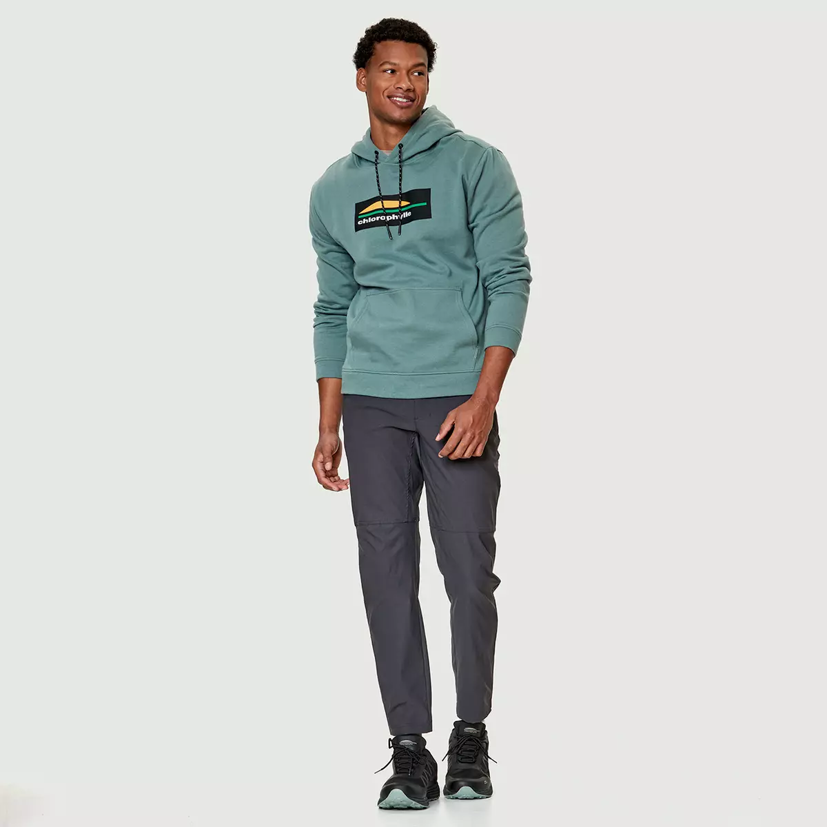 Chloro - Chandail à Capuchon En Coton Ouaté Homme 14 Chloro - Chandail à Capuchon En Coton Ouaté Homme - Image 12