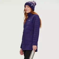 Prima - Manteau 3/4 Matelassé Compressible Femme -Lee Style 62485 petun 1