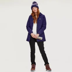 Prima - Manteau 3/4 Matelassé Compressible Femme -Lee Style 62485 petun 2