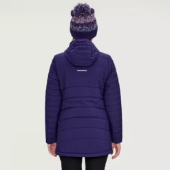 Prima - Manteau 3/4 Matelassé Compressible Femme -Lee Style 62485 petun 3