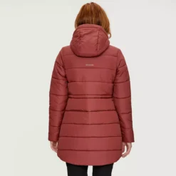 Louisa - Manteau Isolé Mi-long à Capuche Femme -Lee Style 62486 NUTMEG 3