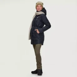 Louisa - Manteau Isolé Mi-long à Capuche Femme -Lee Style 62486 purebl 2