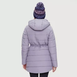 Louisa - Manteau Isolé Mi-long à Capuche Femme -Lee Style 62486 pursha 3