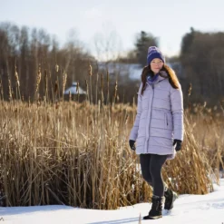 Louisa - Manteau Isolé Mi-long à Capuche Femme -Lee Style 62486 pursha 5