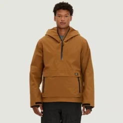 Saint-Laurent Anorak - Manteau De Ski Pour Homme -Lee Style 66637 tobac